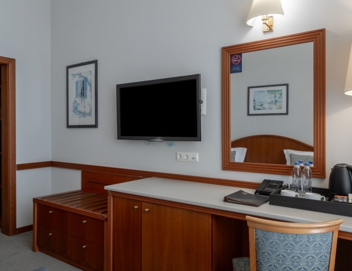 Стандарт 2-местный боковой вид на море - Комплекс ODISSEYA Wellness Resort / Одиссея Велнес Резорт