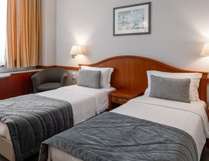 Стандарт 2-местный боковой вид на море - Комплекс ODISSEYA Wellness Resort / Одиссея Велнес Резорт