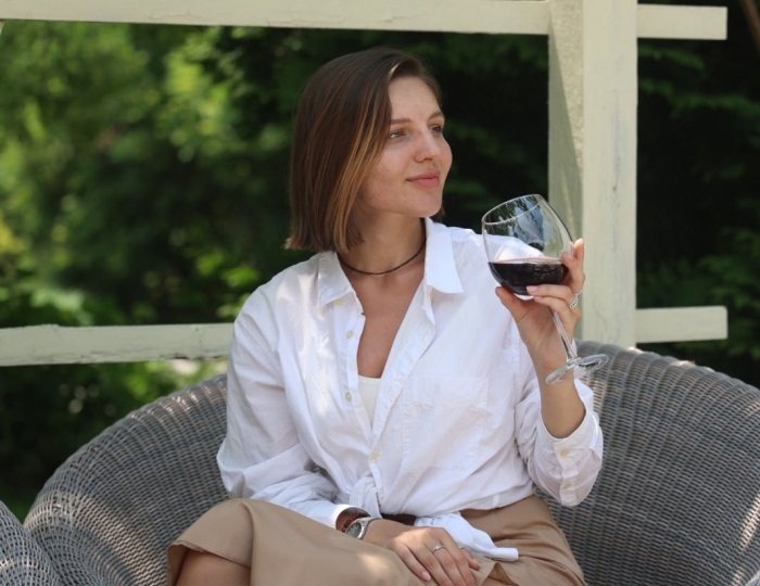 Кафе в саду - Комплекс ODISSEYA Wellness Resort / Одиссея Велнес Резорт